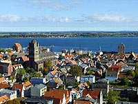 Ein Blick über Stralsund
